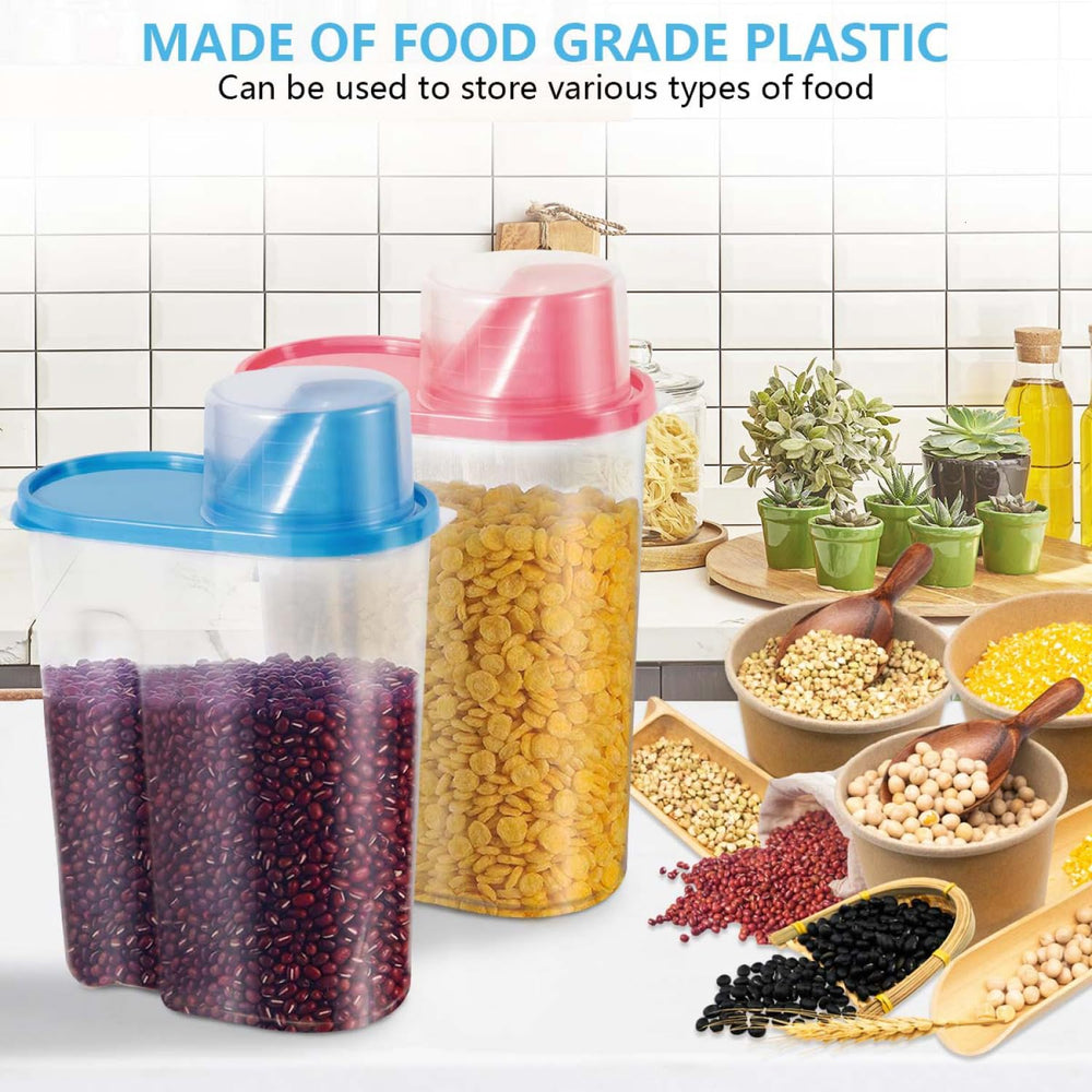 SenseYo blue lid seals to keep food dry and fresh between feedings.