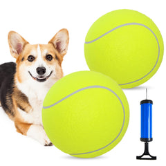SenseYo Pomeat giant tennis ball image ready for outdoor fetch and play