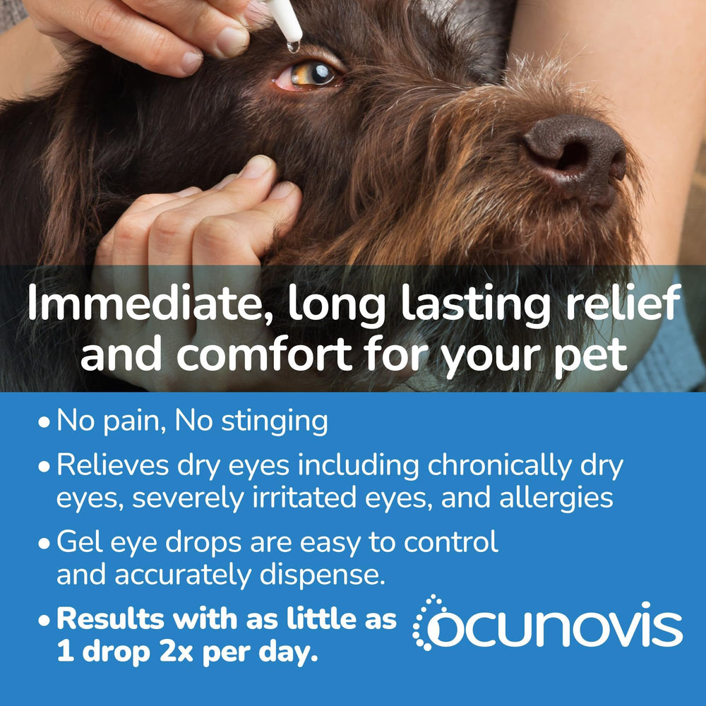 Sentrx Ocunovis coating-hydration-blink provides a sheer protective layer with each blink.