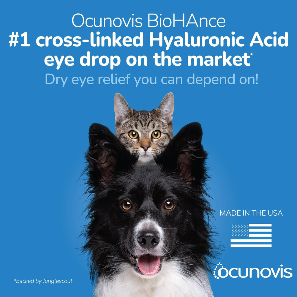Sentrx Ocunovis usa-made emphasizes quality manufacturing for reliable pet eye care.