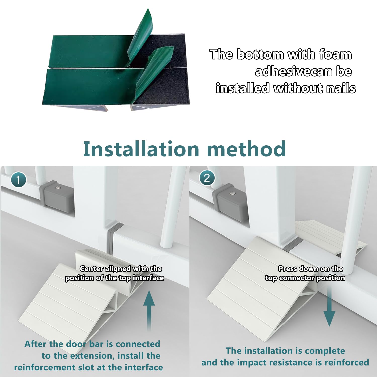senylanhxy baby-gate-installation image demonstrates easy no-tools setup