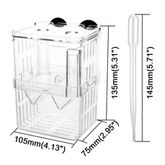 Senzeal breeder box isolation function to separate aggressive or injured fish.