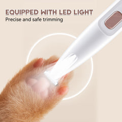 SEONEZU dog paw trimmer quiet motor reduces pet stress