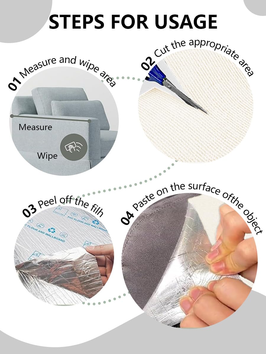 Sepazon felt material close-up shows safe, durable scratch surface.