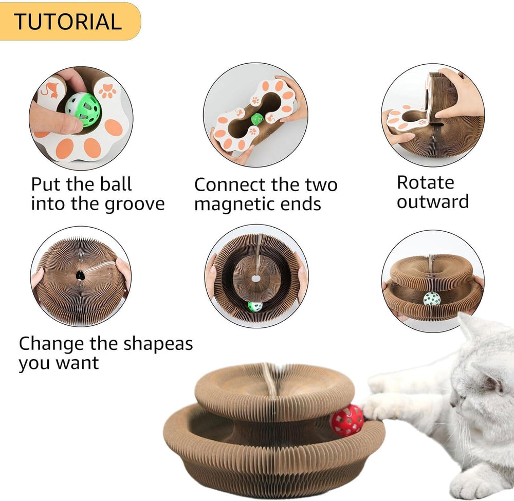 Sepazon Kitty Cat Toy Natural materials ensure healthy, glue-free scratching sessions.