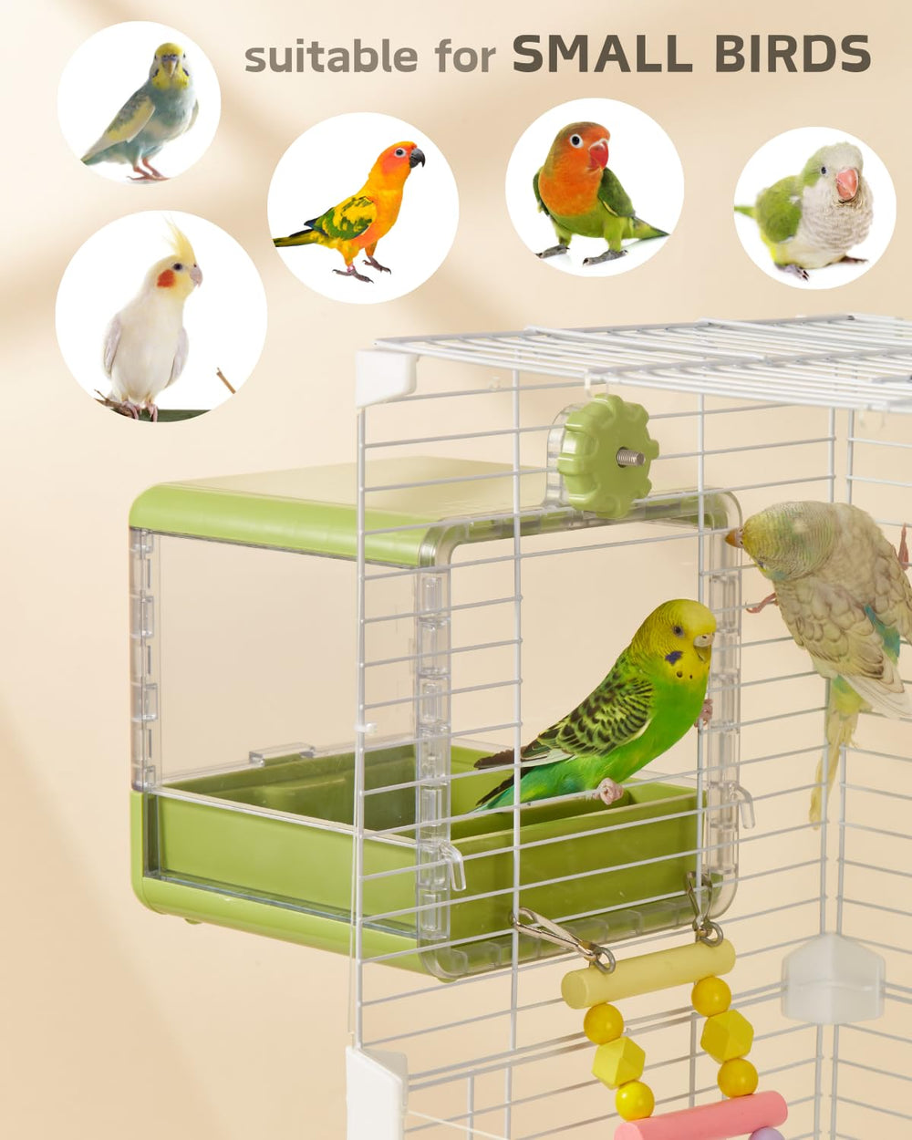 Septillar 15-minute installation with adaptable mounting on most cages