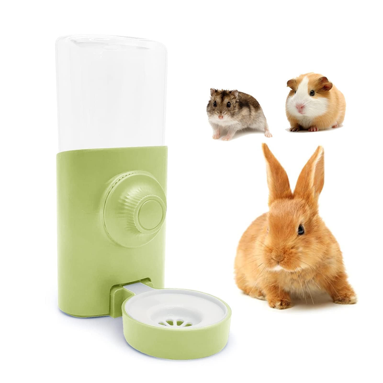 Septillar rabbit water bottle hanging 600ml for steady pet hydration