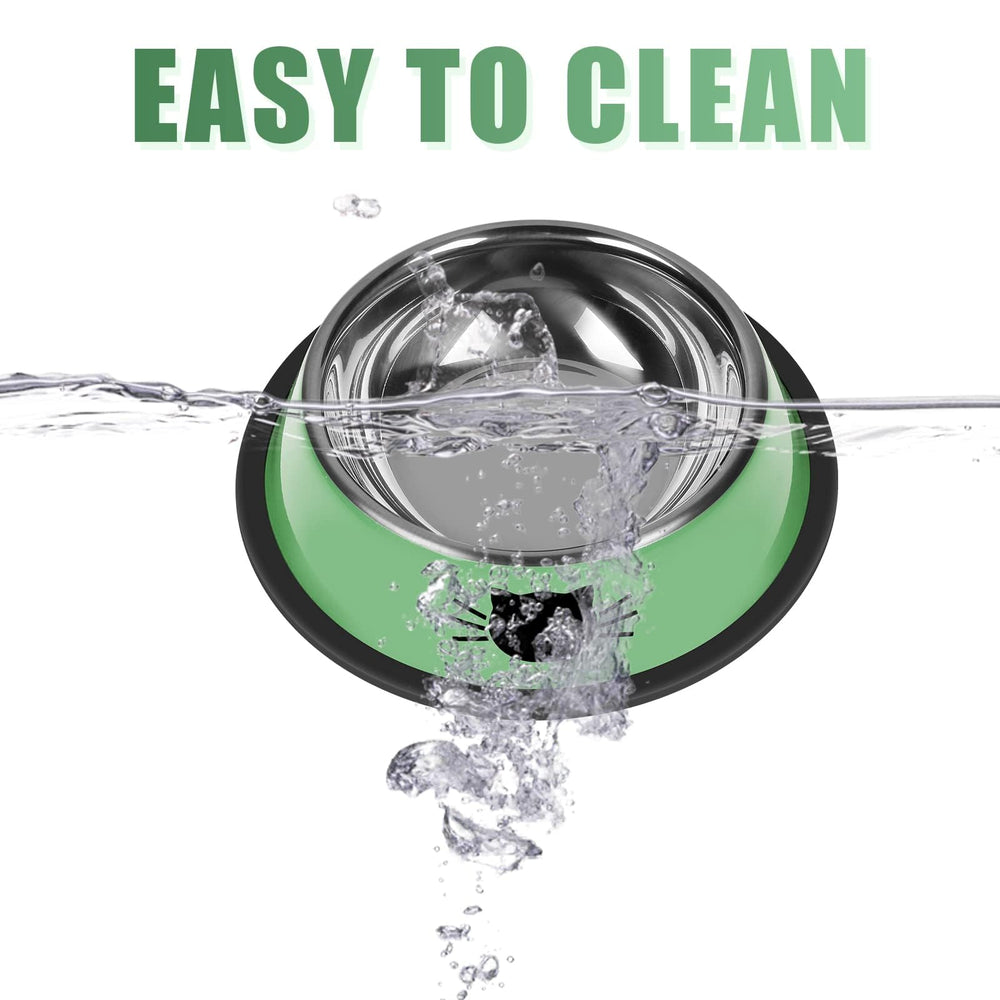 Serentive cat bowls shown for easy cleaning and quick hand washing.