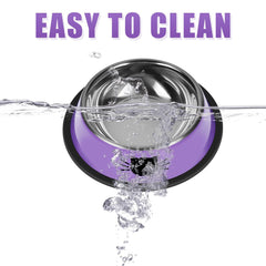 Serentive non-slip rubber-base detail ensures quiet, stable feeding during meals