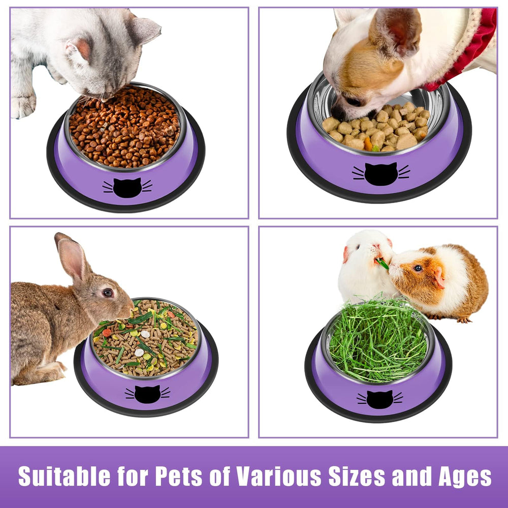 Serentive wide shallow bowls designed for whisker-friendly dining and comfortable eating