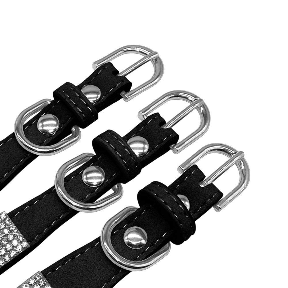 Serijoars adjustable size chart dog collar ensures a proper fit and secure wear.