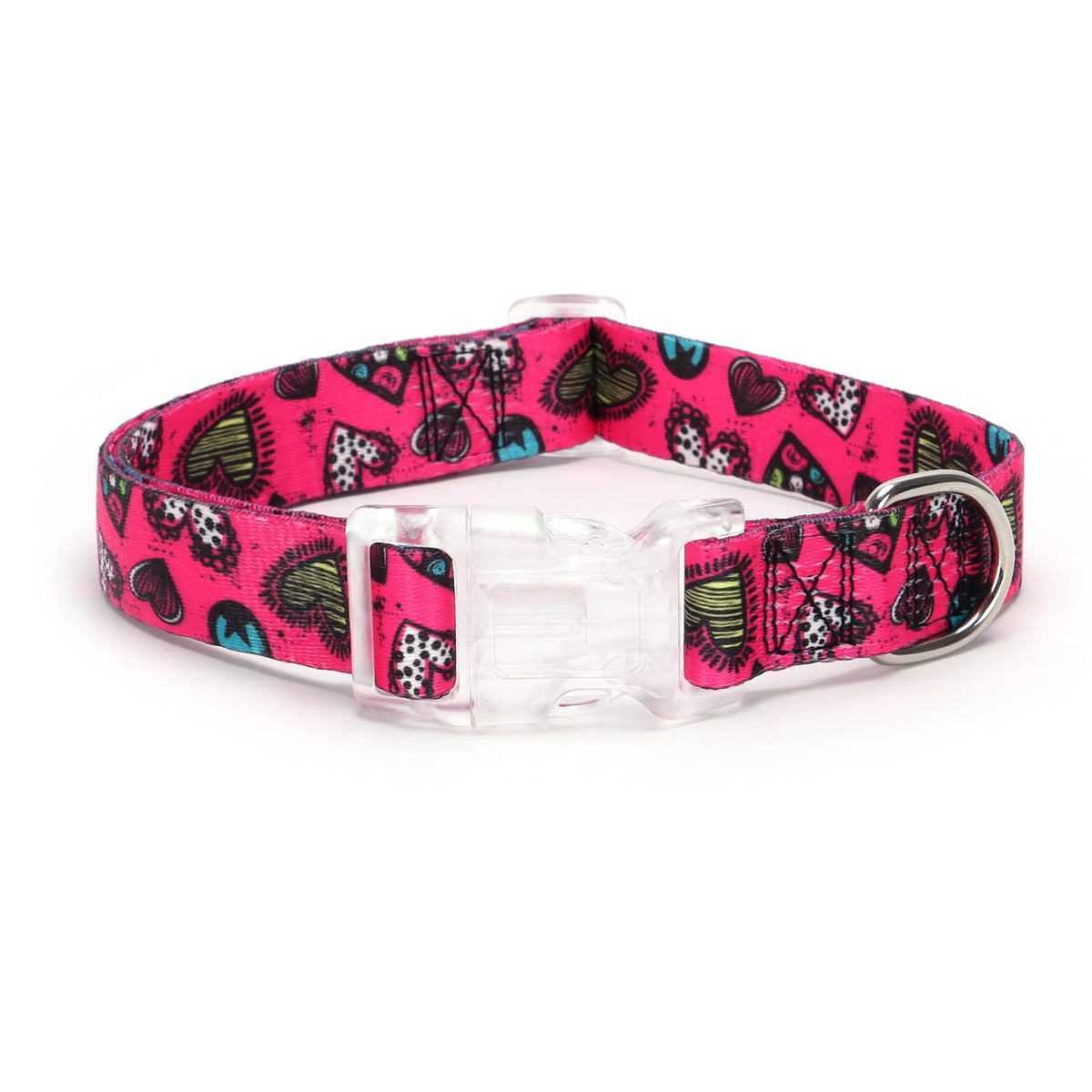 Serijoars floral print collar XS on a small dog offers soft cotton comfort for daily walks