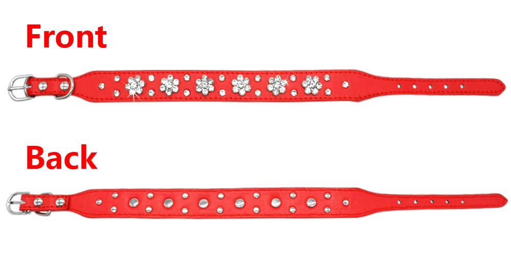 Serijoars Rhinestone collar features securely fixed crystals for long-lasting shine