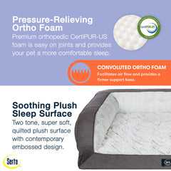 Serta bed with removable cover demonstrates easy machine-washable cleaning.