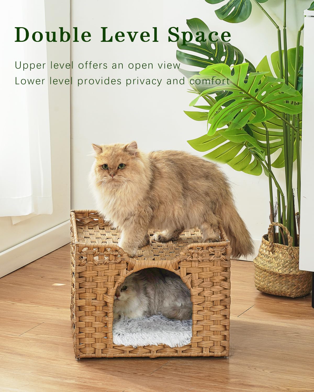 SETVSON foldable-cat-habitat easily packs away for storage.