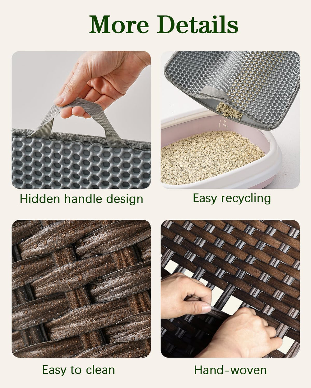 SETVSON dual doors facilitate easy scooping and access