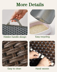 SETVSON dual doors facilitate easy scooping and access