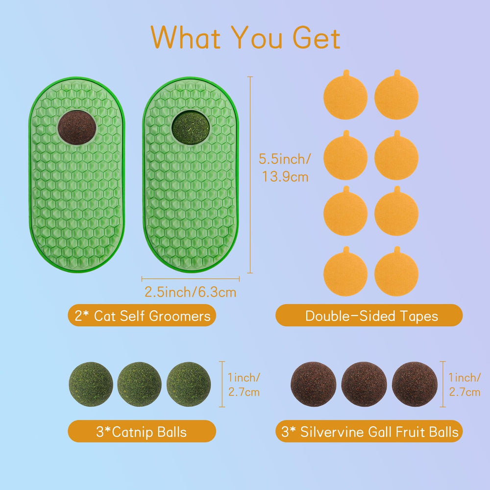 SEVENKA indoor cat play-and-grooming setup supports interactive play and self-care.