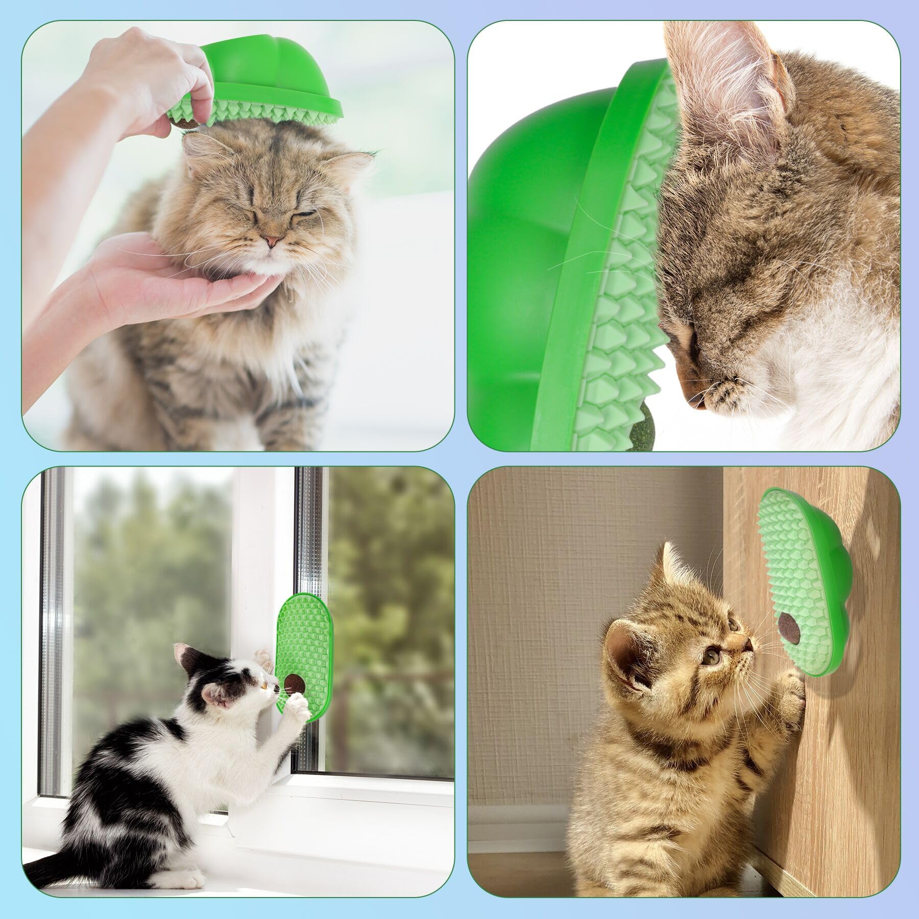 SEVENKA packaging shows two brushes, six balls, and adhesive tape included.