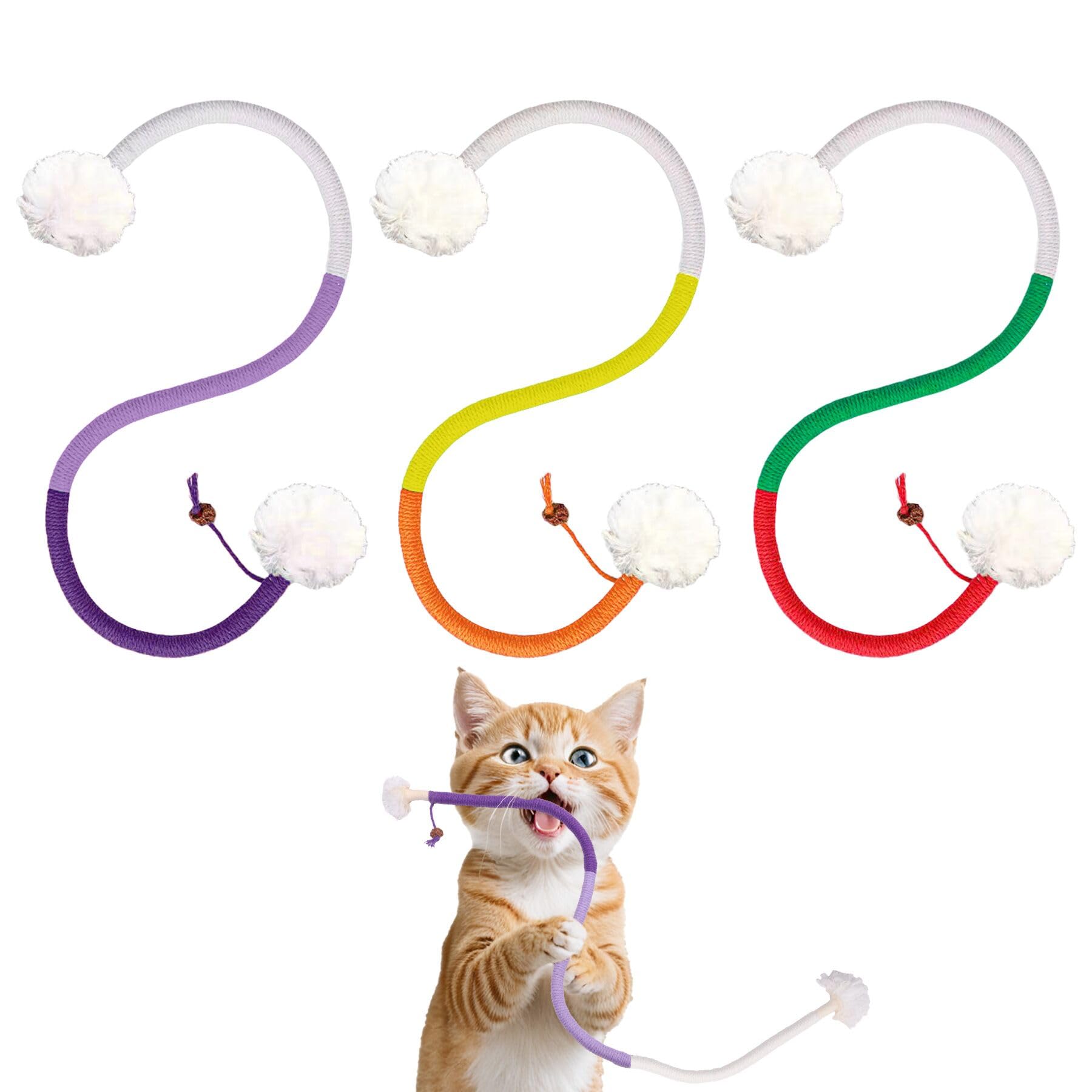 SEVENKA silvervine chew toy 3-pack ready to entertain indoor cats