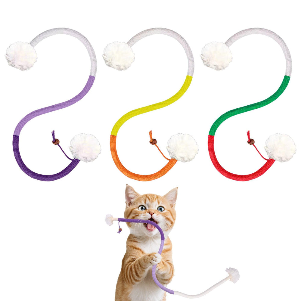 SEVENKA silvervine chew toy 3-pack ready to entertain indoor cats