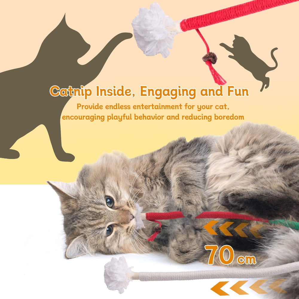 SEVENKA stress-relief cat-toy shows calming play for anxious moments