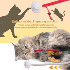 SEVENKA stress-relief cat-toy shows calming play for anxious moments