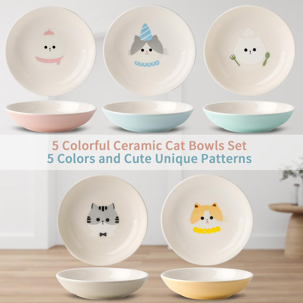 Seyatoo cat-bowls-safety-microwave-dishwasher highlights cadmium-free safety and convenient care.
