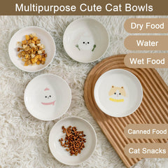 Seyatoo cat bowls stackable-design demonstrates space-saving storage and easy organization.