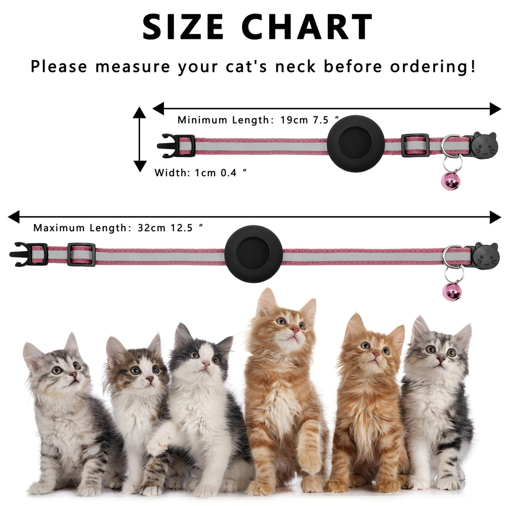 Seyezo nylon pink collar offers durable, gentle wear on fur.