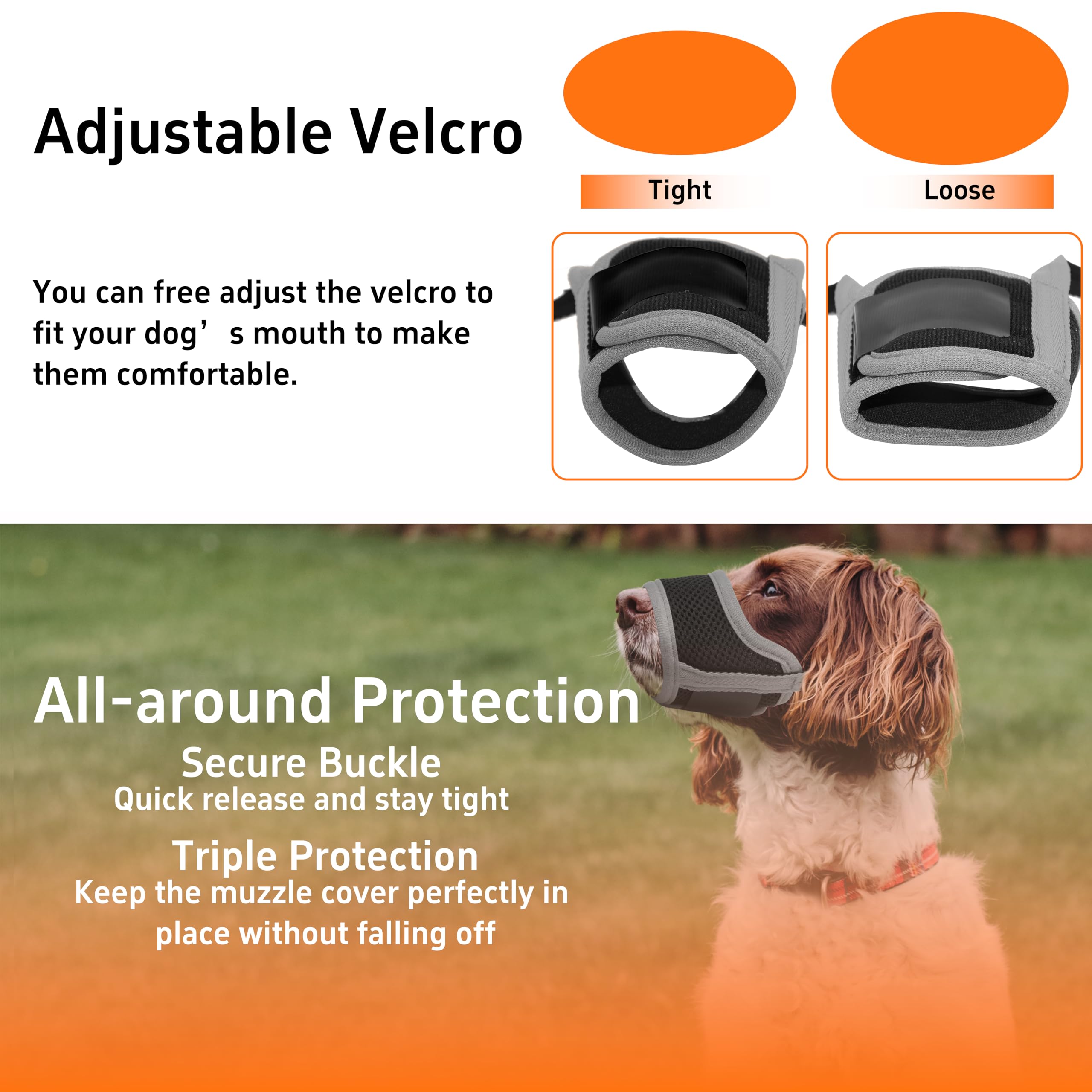 Seyezo dog muzzle easy-clean-machine-wash emphasizes quick maintenance