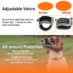 Seyezo dog muzzle easy-clean-machine-wash emphasizes quick maintenance