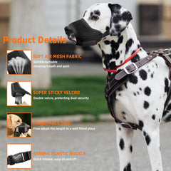 Seyezo dog muzzle inner padding protects lips during wear