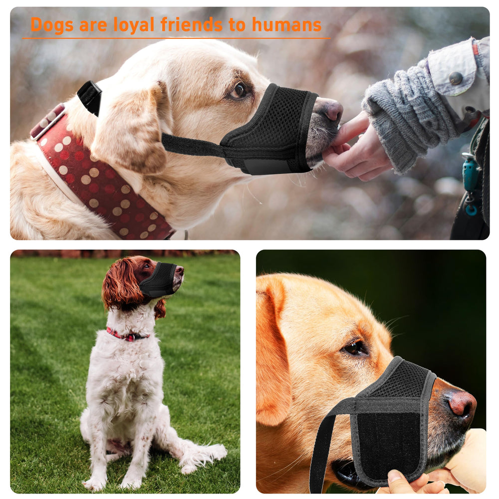 Seyezo dog muzzle six sizes chart for versatile fits