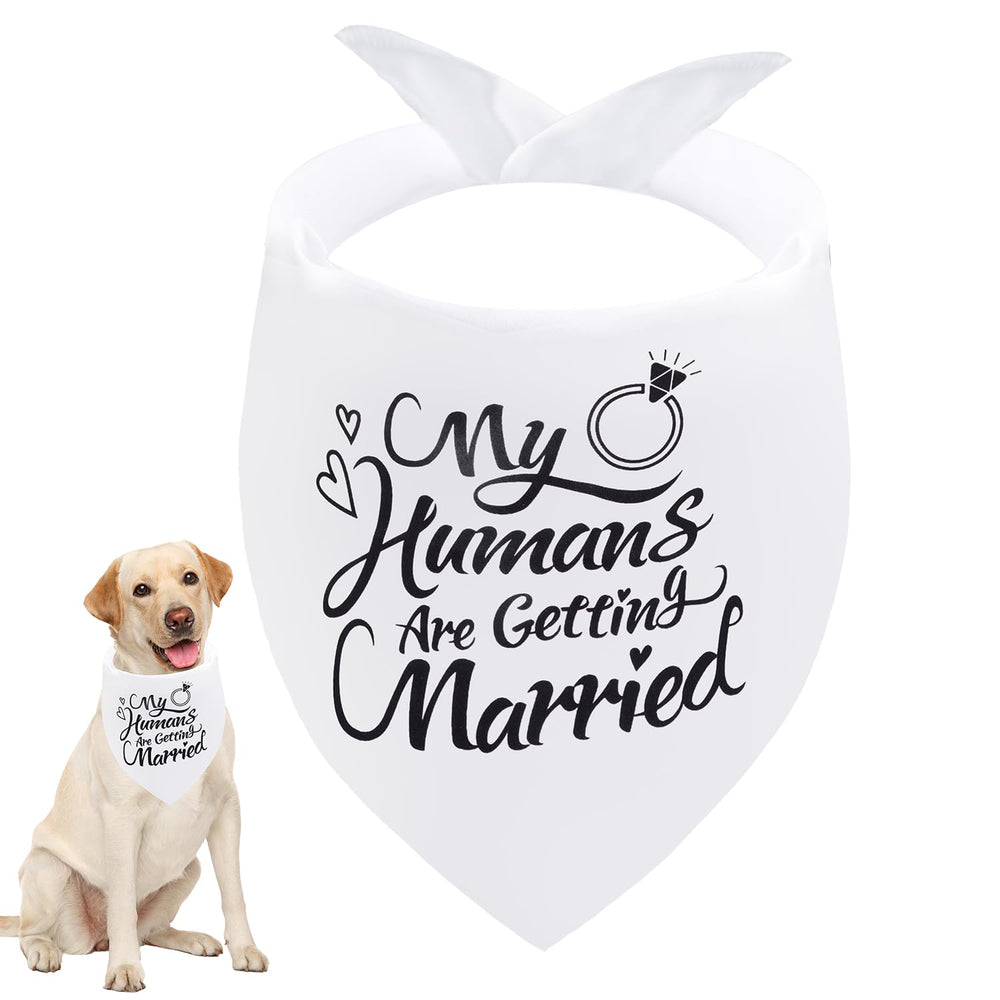 Seyezo dog wedding bandana My Humans Are Getting Married for wedding photo moments.