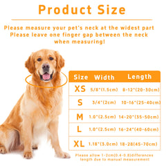 Seyezo puppy collar small-to-large sizing for versatile dogs.