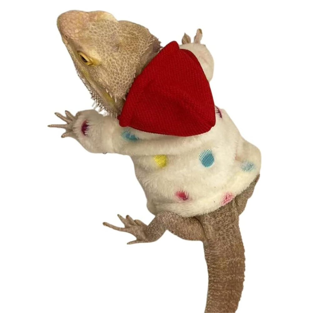 SEZDEKI bearded dragon hoodie color white option for a clean look