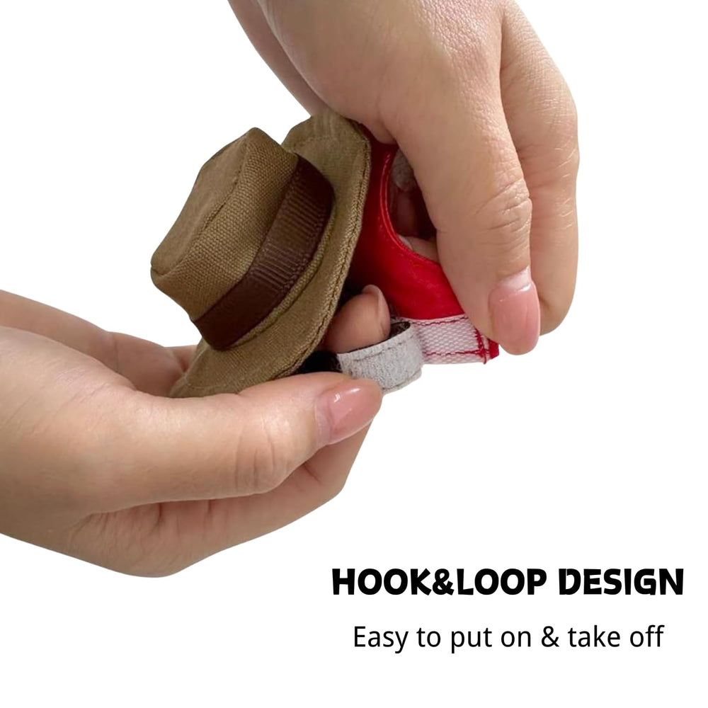 SEZDEKI Cowboy Hat adjustable strap—easy-to-fit for different reptile sizes.
