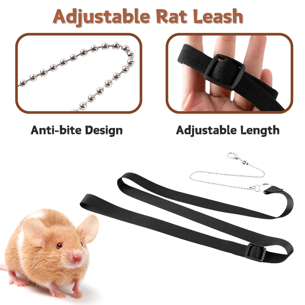 SEZDEKI large rat harness brown suits larger small pets.