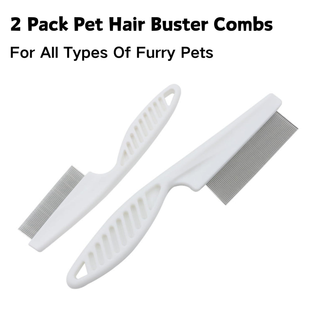 SEZDEKI small-pets combs offer two sizes for short and long coats.
