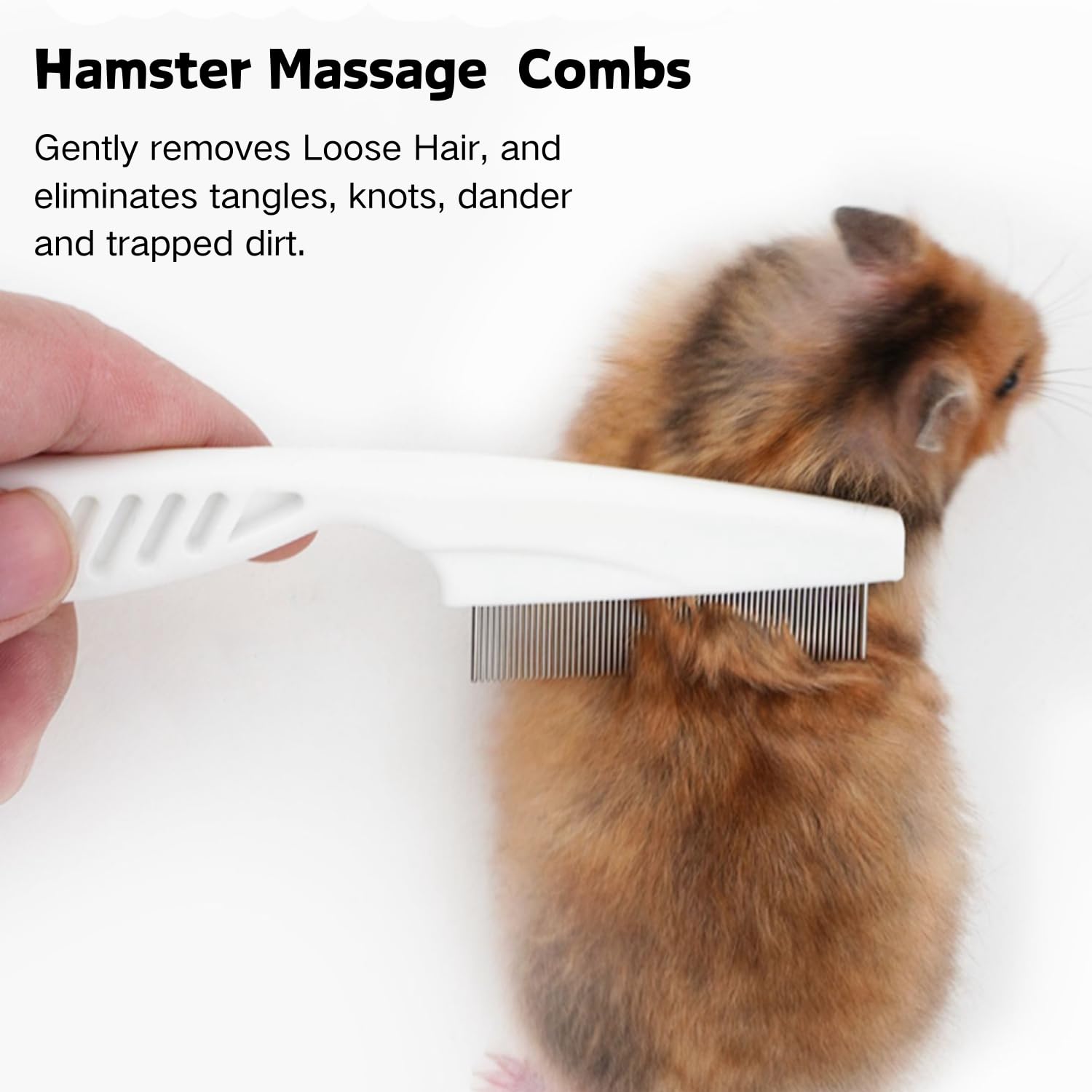 SEZDEKI white grooming kit addition helps maintain coat health with regular brushing.