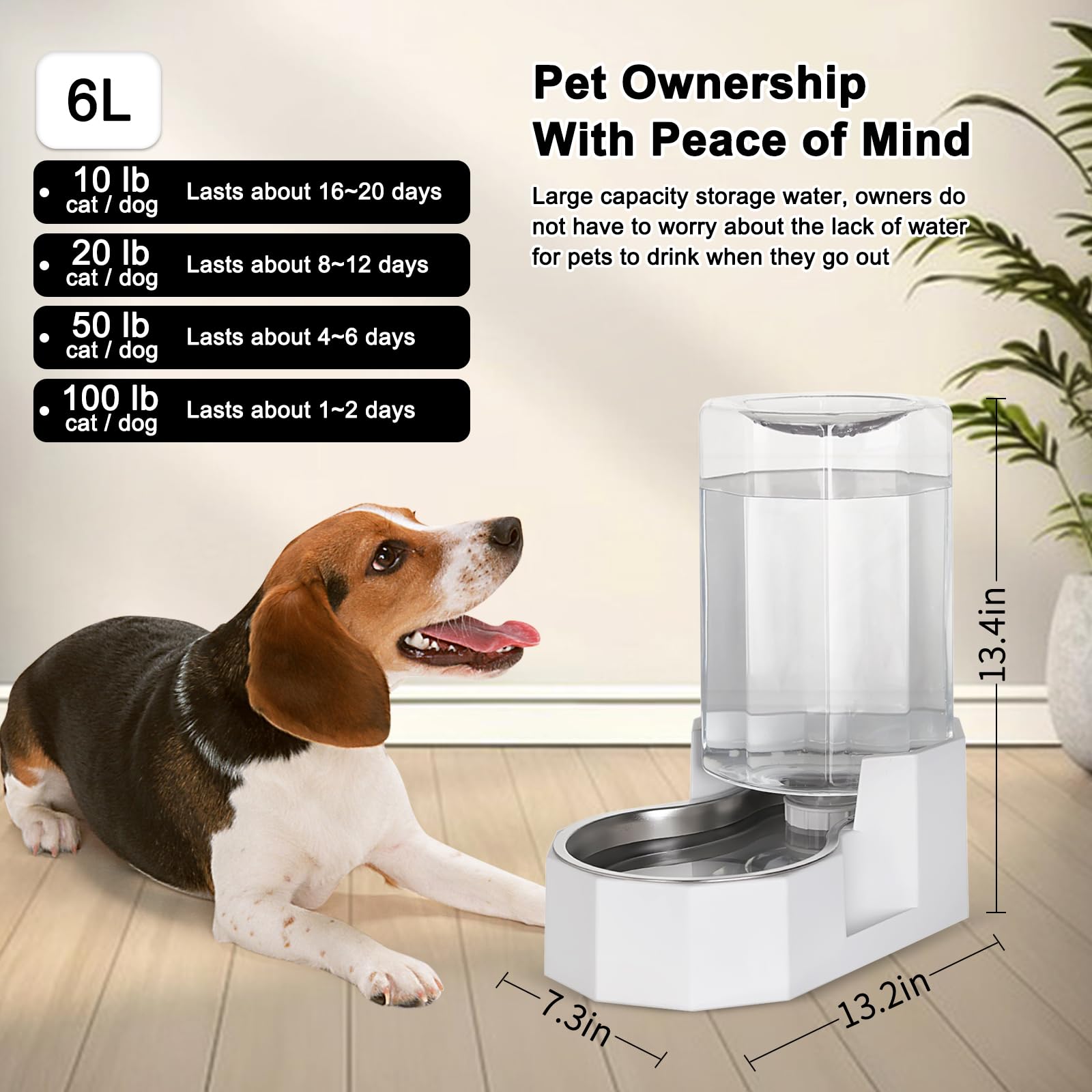 Sfozstra gravity auto-fill system keeps water replenished between walks