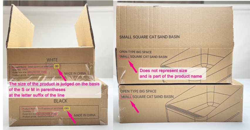 Sfozstra open-top litter box easy-clean lip for quick maintenance.