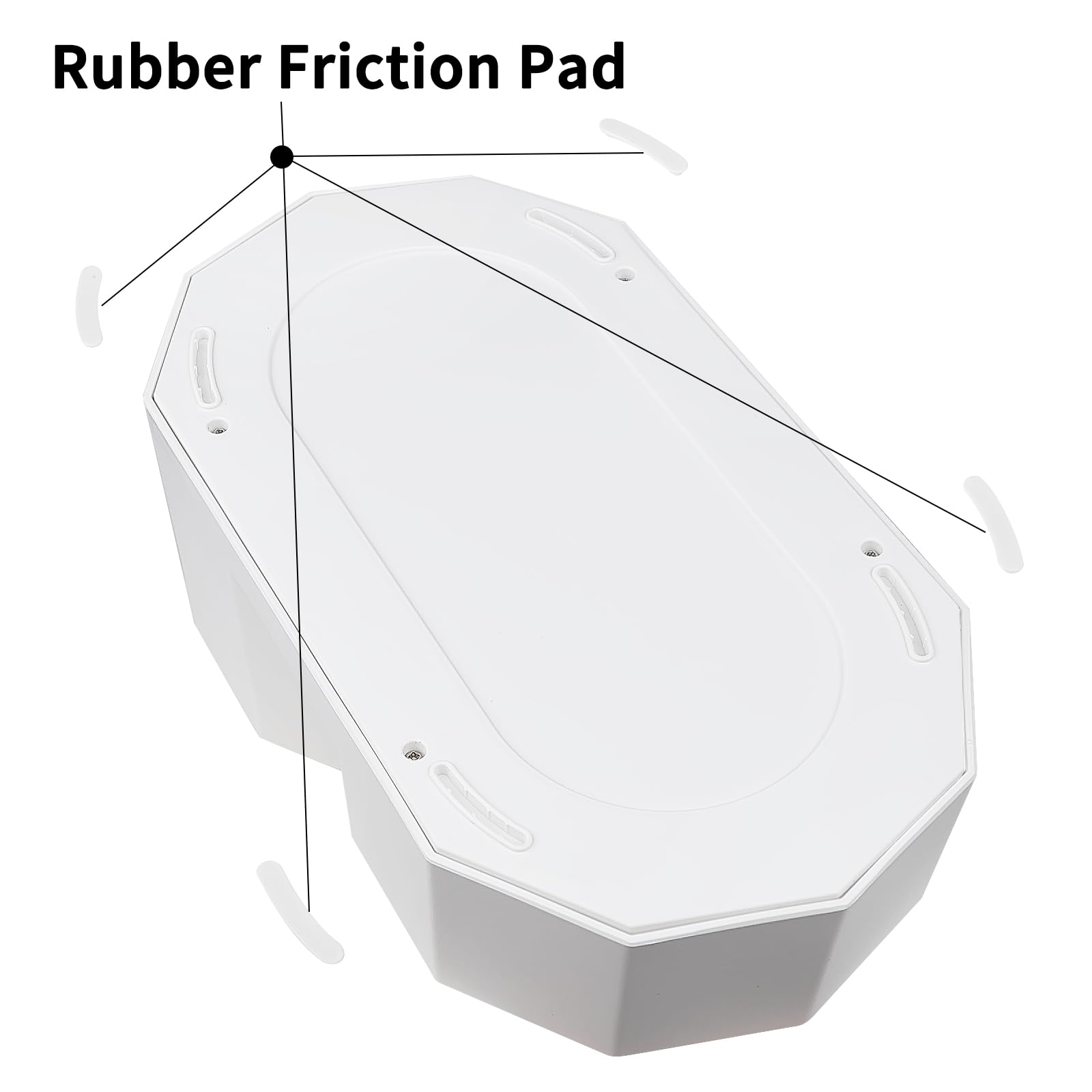 Sfozstra specialized cleaning brush included for easy bowl maintenance.