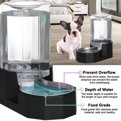 Sfozstra spill-proof octagonal feeder minimizes spills during drink breaks.