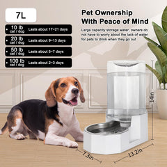 Sfozstra stainless steel dog water bowl provides odorless, safe water