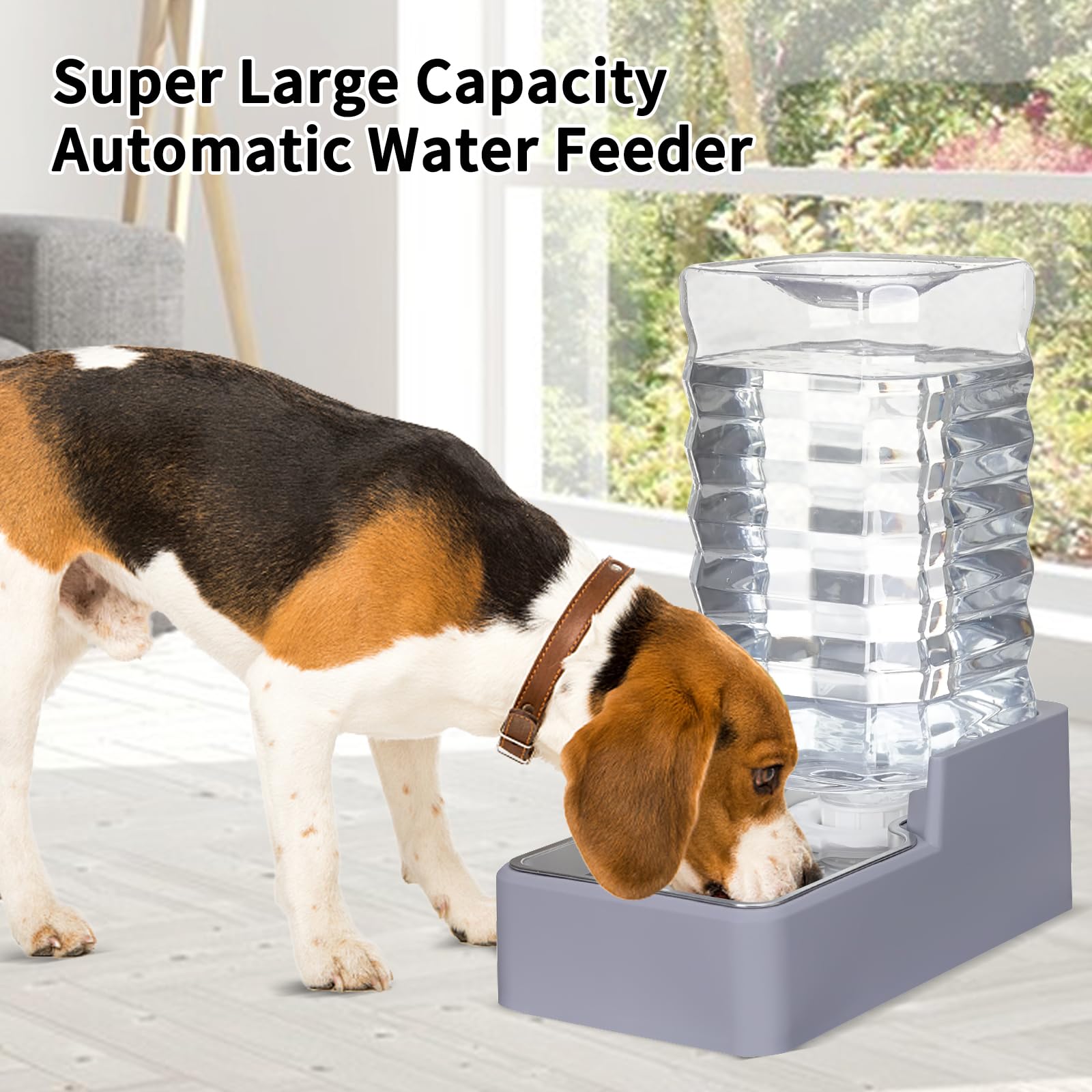 Sfozstra feeder includes two filters and two lids for easy replacement.