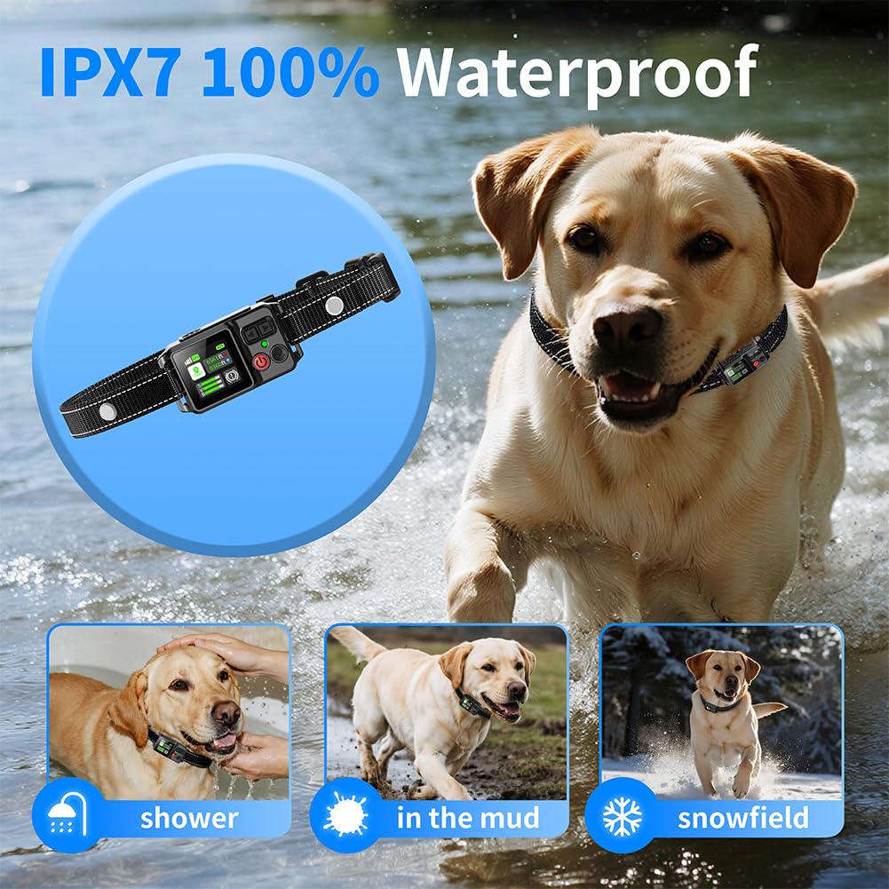 Sglyq GPS dog fence fast charging cradle delivering up to 48 hours use.