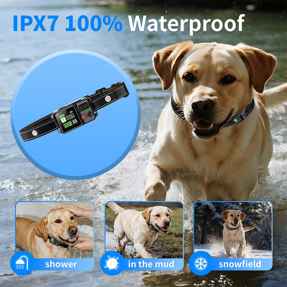 Sglyq GPS dog fence fast charging cradle delivering up to 48 hours use.