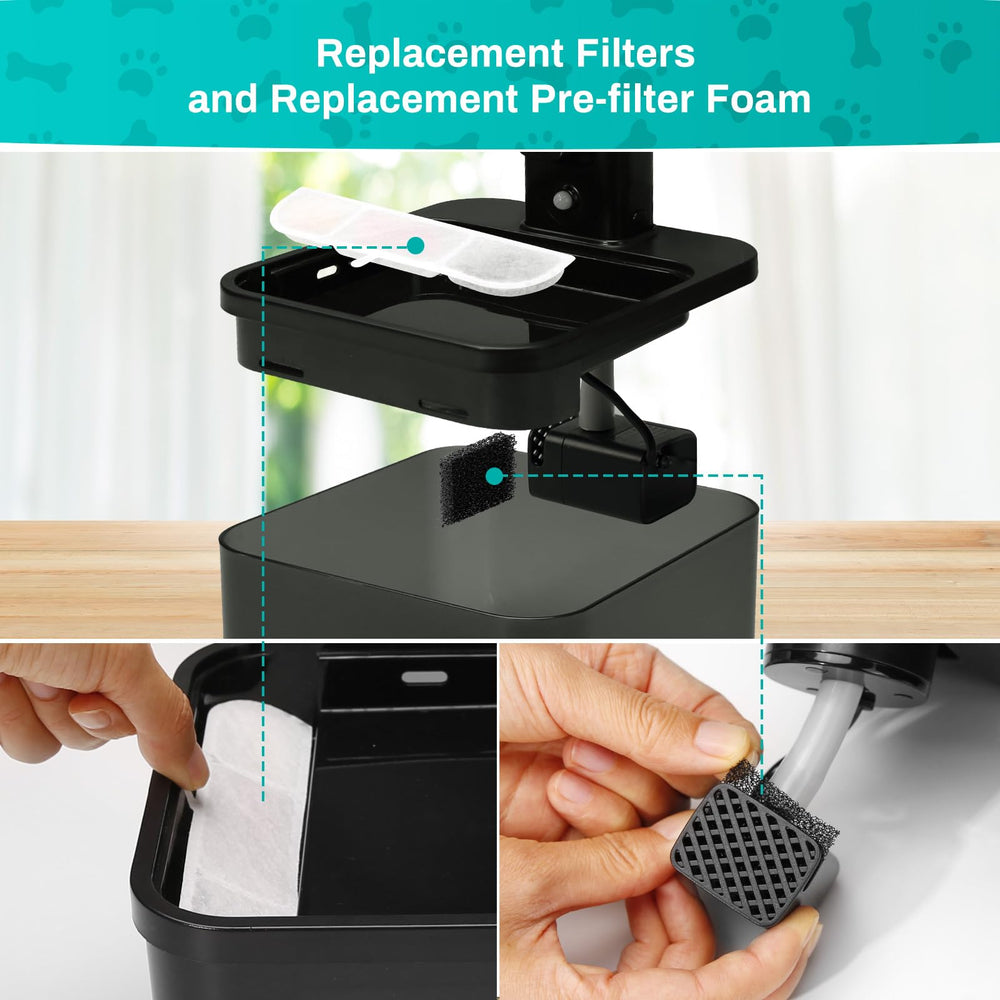 SgurFin filtration requires 5-minute soak before first use for optimal performance.